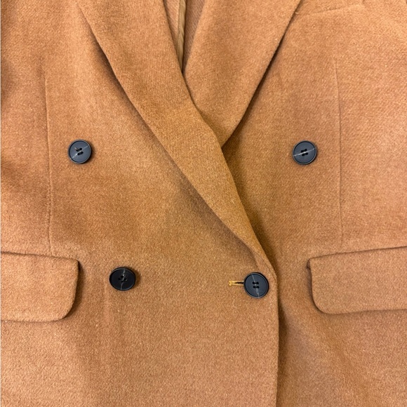 Avec Les Filles Womens (M) Wool Blend Oversized Coat Camel Tan - Picture 4 of 9